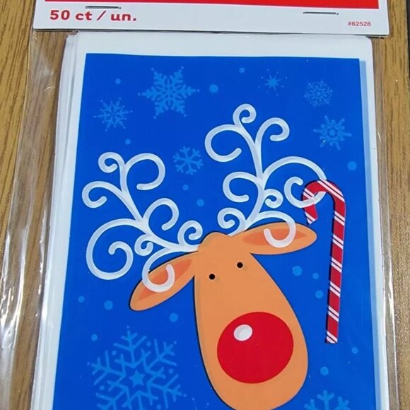 500 Mini Treat Bags Candy / Cookie - Reindeer Party Supplies 4" x 6" Christmas - Picture 4 of 4